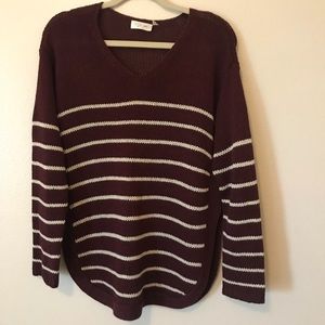 Maroon sweater from Stitch Fix box! Size M